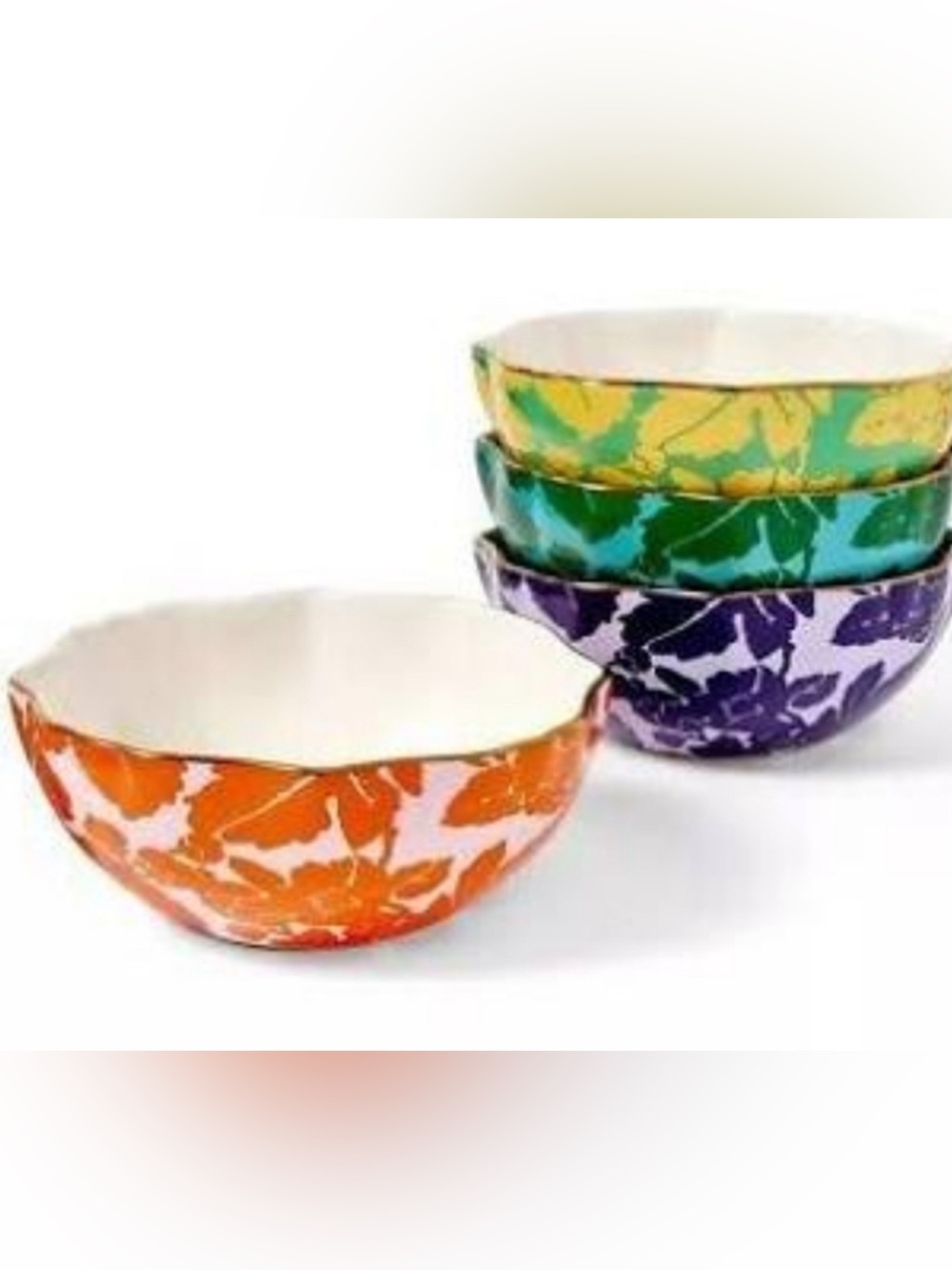 Diane Von Furstenberg  DVF x Target Floral Toile 4-Piece Dining Bowl Set